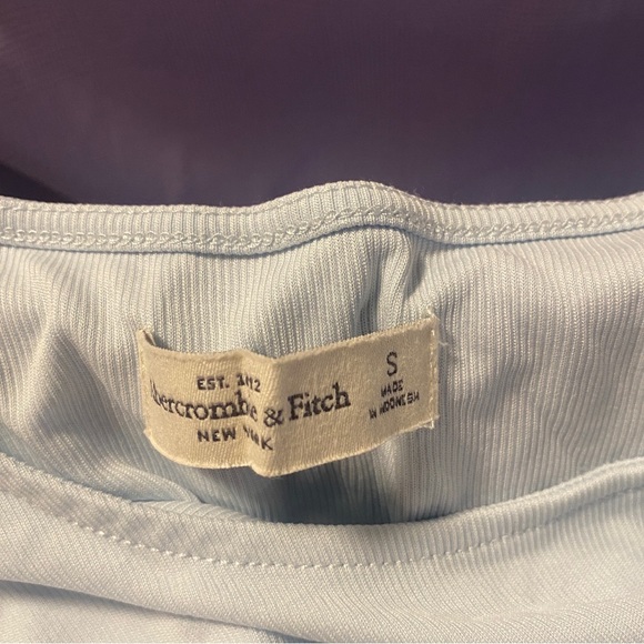 Abercrombie & Fitch Blue Above the Knee Sweater Dress- Size Small - Picture 3 of 3